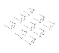 100PCS 0.6mm 0.8mm Hot Staples for Plastic Welder Repair Kit, Compatible with Car Bumper, Stainless Steel Welding Nails, Corner Flat(0.8MM Wave Staples)