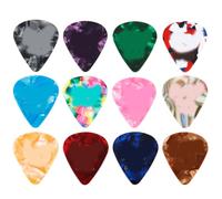 100pcs 0.71mm Xylonite Guitar Picks Variety Pack | Pointed Tip, Portable Storage, High Strength, Suitable for Classical and Bass Guitars, Gigging Players