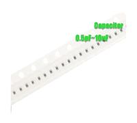 100pcs 0402 SMD Chip Multilayer Ceramic Capacitor 0.5pF - 10uF 10pF 100pF 1nF 10nF 15nF 100nF 0.1uF 1uF 2.2uF 4.7uF AUOQKQUT(220nF)