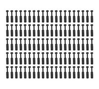 100Pcs 1/4 Inch Pneumatic End Plugs | Quick Connect Push - in Tube Fittings for Compressor/Tools/Automation | Leak - Proof Closure, 0.1-1.0MPa Pressure Rated