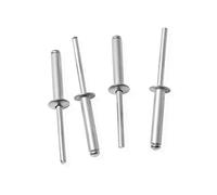100pcs 1/4" x 3/4" Aluminum Blind Rivets, Silver, 6.4x 19mm Pop Rivets