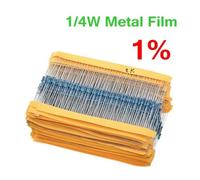 100pcs 1/4W 1R~22M 1% Metal Film Resistor 4.7K 10K 22K 47K 100K 100 220 1K5 2K2 4K7 Ohm Resistance NWPNLXEA(1.5R)