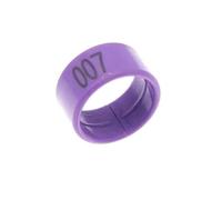 100pcs 1.6/1.8 cm Plastic Chicken and Duck Leg Rings with Numbered Identification, Bird Leg Rings, Poultry Carriers, Easy to Wear