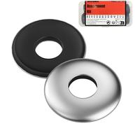 (100Pcs) #10 * 1"=4.8mm*25mm 304 Stainless Steel EPDM Bonded Sealing Washers Neoprene Rubber Washer, Gasket Assortment Kit for Screws
