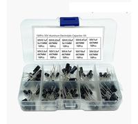 100Pcs 10 value kit 50V 0.1uF-22uF Electrolytic Capacitor Package 0.1UF 0.22UF 0.33UF 0.47UF 1UF 2.2UF 3.3.UF 4.7UF IDGTTLDF(100Pcs in box)