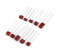 100pcs 10 Values CBB Polypropylene Capacitor Assortment Kit 10nF-470nF Metalized Film Capacitor with Storage Box for Electronics DIY Component