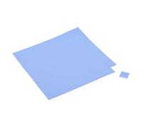 100Pcs 100mmx100mmx1mm Thermal Pad GPU CPU Heatsink Cooling Conductive Silicone Pad For PC Computer Accessories Laptop Cooler CPU Cooling Fan Heatsink Radiator Holder Base Bracket Case Rack Sucker