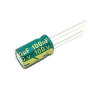 100PCS 100V100UF High frequency capacitor 100UF 100V electrolytic capacitors 10 * 16MM RUAJOGYNVM