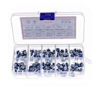 100pcs 10Kinds x 10pcs RM063 Horizontal Trimpot Potentiometer Assortment Kit Box AUOQKQUT