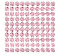 100pcs 10mm Diamond Clay Beads Colorful Rhinestones Beads for Necklace Sparkling Crystal Bead Jewelry Components Crafting Tools and Accessories