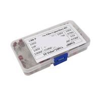 100PCS 10nF~470nF Metallized Polyester Film Capacitors Assortment Kit High Precision And Stability Samples CBB Capacitor Set BIANMTSW