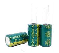 100PCS-10PCS 63V2200uf 2200uf 63V Electrolytic Capacitors 18 * 35MM IDGTTLDF(20PCS)