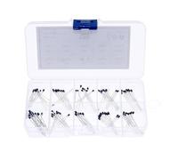 100pcs 10Value black thermistor Thermal Resistor Kit NTC-MF52AT Resistors set 1K 2K 3K 4.7K 5K 10K 20K 47K 50K 100K 5% 3950B ICXLPMC