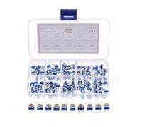 100pcs 10value RM065 (100 ohm - 500K) 6MM Horizontal Trimpot Potentiometer Assortment Kit Box BIANMTSW