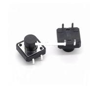 100Pcs 12 x 12mm x 9mm 12 * 12 * 9H Panel PCB Momentary Tactile Tact Push Button Switch DIP