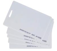 100pcs 125KHz Proximity Cards - EM4100/TK4100 Compatible, 1.8mm Thick, Read Only for Access Control