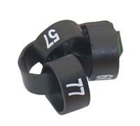 100Pcs 12MM 14MM Plastic Bird Clip Rings 10 Colors Numbered 1-100 Foot Ring Compatible With Pigeon Dove Large Pet Birds(Black,14mm)