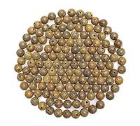 100PCS 12mm Wood Beads Natural Wenge Wood Round Loose Beads for Jewelry Making DIY Crafts Bracelet Necklace