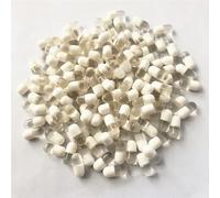 100pcs 12x6mm Half Hole Pill Resin Beads For Earring Jewelry Making Loose Spacer Capsule Shape DIY Beads