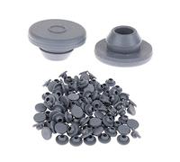 100PCS 13mm Rubber Stoppers Self Sealing Injection Ports Inoculation For Glass Bottles Vials Opening Sealing Organizer