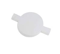 100Pcs 15cm Baking Paper, Non-Stick Baking Parchment Round Cake Tin Liners with Hanging Ears for Kitchen Home (White)