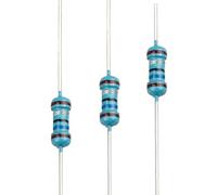 100pcs 16 Ohm Resistor 1/4 W (0.25 Watt) Fixed Metal Film Resistor with ±1% Tolerance, Multiple Resistance Values Optional