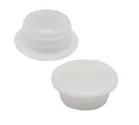 100Pcs 16mm/0.62in Plastic Plugs for Holes,White Screw Hole Plugs Button ,for Chair Cabinet Cupboard Shelf(16mm)
