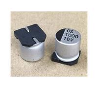 100pcs 16V 1000UF SMD 10x10mm chip Aluminum Electrolytic Capacitor Energy storage elements