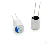 100PCS 16V820UF Solid Aluminum Electrolytic Capacitor 820UF 16V 8 * 12MM EKFBQBGW