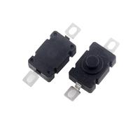 100PCS 18X12MM KAN Flashlight Switch 1.5A 250VAC Self Locking Patch Type Push Button Switch 2P-ON-OFF Small Switches KAN-28 IDGTTLDF