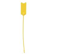 100Pcs 195mm Disposable Cable Zip Ties, Anti-Theft Self-Locking Tie for Clothes Suitcase Shoes Bag Label Tag(Yellow)
