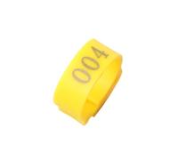 100Pcs 2-2.4 cm Adjustable Chicken, Duck, and Goose Leg Rings with Digital Tags, for Farm Animal Identification.,Yellow,As Shown