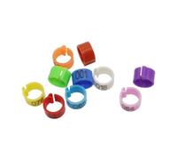 100Pcs 2.7mm/3mm/4mm/4.5mm/5mm Plastic Clip Bird Foot Ring for Small Dove Pigeon Parrot Leg Band