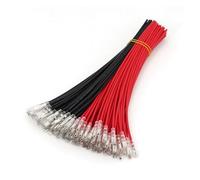 100Pcs 2.8mm Female Spade Quick Disconnect 20AWG 20cm Crimp Terminals Wire Connector IINKUEYK
