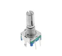 100PCS 20 Position 360 Degree Rotary Encoder EC11 Push Button 5Pin Handle Long 15/20MM(20mm Full axis)