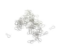 100PCS/200PCS Pottery Ornament Hanger U Shape Hooks High Temperature Resistance Tungsten Wire Hanging Firing Hook Jump Rings (100)