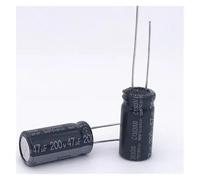 100PCS 200V47uf electrolytic capacitors and 47UF 200V 13X20mm EKFBQBGW