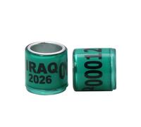 100Pcs 2026 Style Digital Bird Foot Rings Inner Diameter 8mm Pigeon Racing Training Tools Bird Identification Supplies,Inner Diameter 8mm