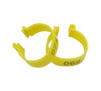 100Pcs 20mm Numbered Plastic Clip Poultry Bird Foot Ring for Chicken Coop Feeding Supplies