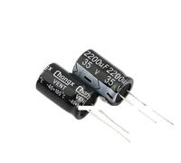 100PCS 2200UF 35V electrolytic capacitor 35V2200UF 16 * 25MM BIANMTSW
