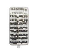 100pcs/225pcs 5x20mm 0.1A-30A Household Fuses Electrical Assorted Fuse Amp Fast-blow Glass Fuse Mix Set With Box 0.2A 0.5A 1A 2A(10 model 100 pcs)