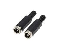 100PCS 24V 12V 3A Male Plugs + Female Socket Panel Jack 5.5x2.1mm DC Power Connector Electrical Supplies 5.5 * 2.5 IDGTTLDF(100PCS Female Head,5.5X2.1MM)