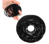 100PCS 25-120mm Mix Size Square Cassette Tape Machine Belt Rubber Belt for Repair, Assorted Common Belts for Recorder Repeater CD-ROM DVD Drive