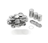 100pcs 25mm 32mm 44mm 58mm Magnet Fridge Button Making Parts DIY Refrigerator Badge Accessories Supplies Multipurpose(78mm 100PCS)