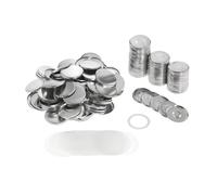 100pcs 25mm 32mm 44mm 58mm Magnet Fridge Button Making Parts DIY Refrigerator Button Badge Maker Machine Accessories Supplies Multipurpose(58mm 100PCS)