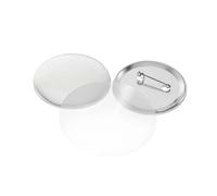 100pcs 25mm 37mm 58mm 75mm Metal Badge Pin Button Maker Parts Button Maker Hand Press Badge Materials Multipurpose(58mm)
