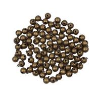 100PCS 25mm Copper Round Bells Handmade Crafts Pendant Xmas Gingle Bell for Wedding,Decoration