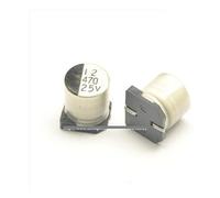 100PCS 25V470UF SMD Aluminum Electrolytic capacitors 470UF 25V 10 * 10.3mm diy supplies