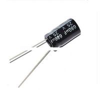 100pcs 25V680UF Radial Electrolytic Capacitor 680UF 25V 10 * 17mm EKFBQBGW