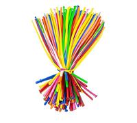 100Pcs 260 Balloons Transparent Long Balloons For Balloon Garland Thickening Skinny Latex Twisting Balloon For Animals Modeling Clown Balloons Birthday Wedding Wack A (multi color, One Size)